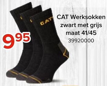 Promoties Cat werksokken - CAT - Geldig van 25/09/2023 tot 22/10/2023 bij Euro Shop