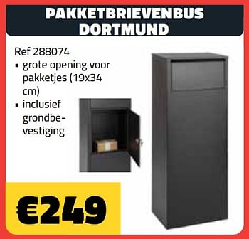 Promoties Pakketbrievenbus dortmund - Huismerk - Bouwcenter Frans Vlaeminck - Geldig van 03/10/2023 tot 31/10/2023 bij Bouwcenter Frans Vlaeminck