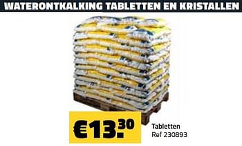 Promoties Waterontkalking tabletten - Huismerk - Bouwcenter Frans Vlaeminck - Geldig van 03/10/2023 tot 31/10/2023 bij Bouwcenter Frans Vlaeminck