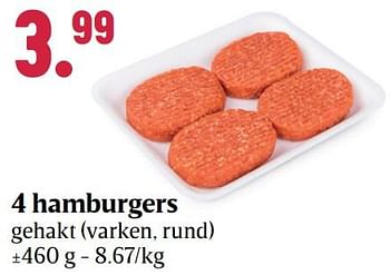 Promoties Hamburgers - Huismerk - Buurtslagers - Geldig van 29/09/2023 tot 26/10/2023 bij Buurtslagers
