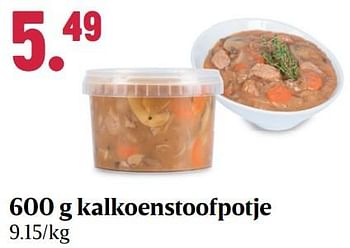 Promoties Kalkoenstoofpotje - Huismerk - Buurtslagers - Geldig van 29/09/2023 tot 26/10/2023 bij Buurtslagers