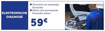 Promoties Elektronische diagnose - Huismerk - Auto 5  - Geldig van 19/10/2023 tot 05/12/2023 bij Auto 5
