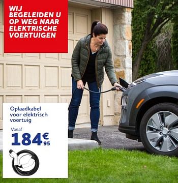 Promoties Oplaadkabel voor elektrisch voertuig - Huismerk - Auto 5  - Geldig van 19/10/2023 tot 05/12/2023 bij Auto 5
