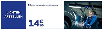 Promoties Lichten afstellen - Huismerk - Auto 5  - Geldig van 19/10/2023 tot 05/12/2023 bij Auto 5