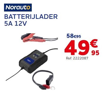 Promoties Norauto batterijlader 5a 12v - Norauto - Geldig van 19/10/2023 tot 05/12/2023 bij Auto 5