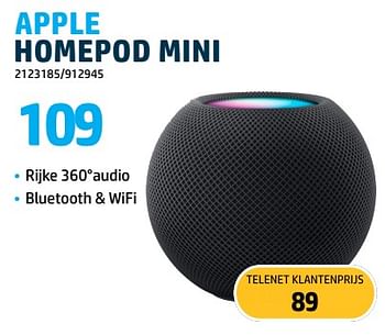 Promoties Apple homepod mini - Apple - Geldig van 09/10/2023 tot 31/10/2023 bij Auva