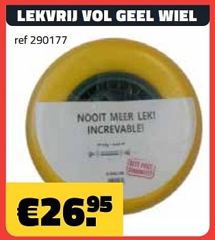 Promoties Lekvrij vol geel wiel - Huismerk - Bouwcenter Frans Vlaeminck - Geldig van 03/10/2023 tot 31/10/2023 bij Bouwcenter Frans Vlaeminck