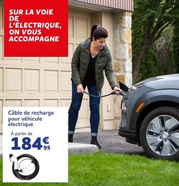 Promotions Câble de recharge pour véhicule électrique - Produit maison - Auto 5  - Valide de 19/10/2023 à 05/12/2023 chez Auto 5