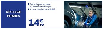 Promotions Réglage phares - Produit maison - Auto 5  - Valide de 19/10/2023 à 05/12/2023 chez Auto 5