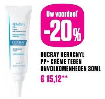 Promoties Ducray keracnyl pp+ crème tegen onvolkomenheden - DUCRAY - Geldig van 17/10/2023 tot 31/10/2023 bij Medi-Market