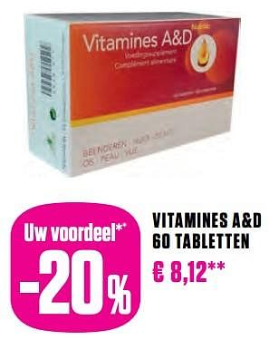 Promoties Vitamines a+d - Huismerk - Medi-Market - Geldig van 17/10/2023 tot 31/10/2023 bij Medi-Market