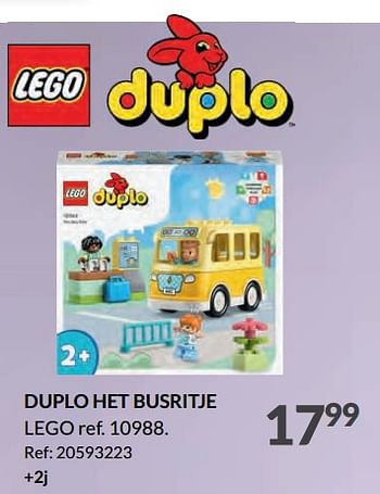 Promoties Duplo het busritje lego 10988 - Lego - Geldig van 11/10/2023 tot 28/10/2023 bij Fun