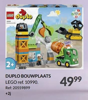 Promoties Duplo bouwplaats lego 10990 - Lego - Geldig van 11/10/2023 tot 28/10/2023 bij Fun