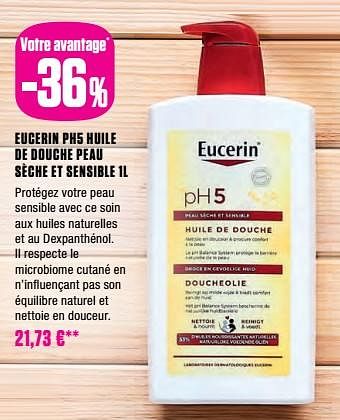 Promotions Eucerin ph5 huile de douche peau sèche et sensible - Eucerin - Valide de 17/10/2023 à 31/10/2023 chez Medi-Market