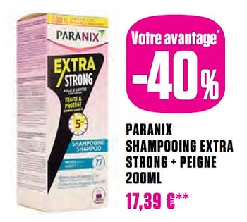 Promotions Paranix shampooing extra strong + peigne - Paranix - Valide de 17/10/2023 à 31/10/2023 chez Medi-Market