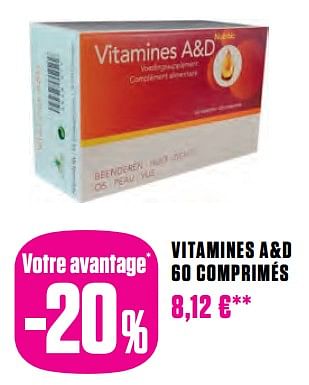 Promotions Vitamines a+d - Produit Maison - Medi-Market - Valide de 17/10/2023 à 31/10/2023 chez Medi-Market
