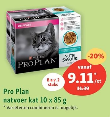 Promoties Pro plan natvoer kat - Pro Plan - Geldig van 23/10/2023 tot 28/10/2023 bij Maxi Zoo