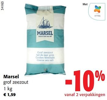 Promoties Marsel grof zeezout - Marsel - Geldig van 18/10/2023 tot 31/10/2023 bij Colruyt
