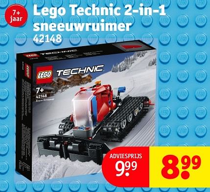 Lego technic 2-in-1 sneeuwruimer 42148 - Lego - Kruidvat - Promoties.be