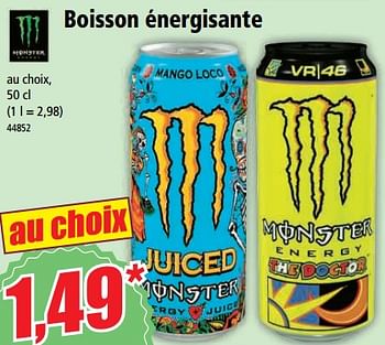 Promotions Boisson énergisante - Monster - Valide de 25/10/2023 à 31/10/2023 chez Norma