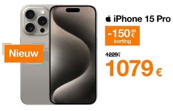 Promotions Apple iphone pro - Apple - Valide de 23/10/2023 à 29/10/2023 chez Orange