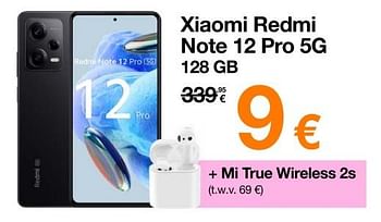 Promoties Xiaomi redmi note 12 pro 5g 128 gb - Xiaomi - Geldig van 23/10/2023 tot 29/10/2023 bij Orange