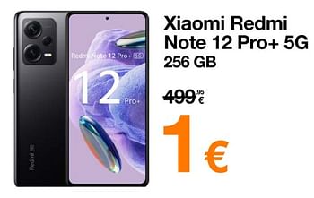 Promoties Xiaomi redmi note 12 pro+ 5g 256 gb - Xiaomi - Geldig van 23/10/2023 tot 29/10/2023 bij Orange