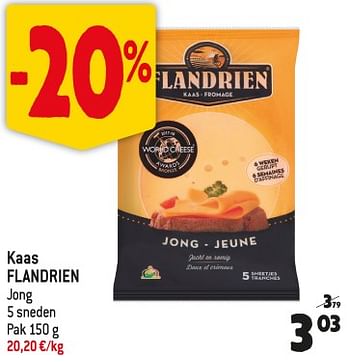 Promotions Kaas flandrien jong - Produit Maison - Smatch - Valide de 25/10/2023 à 31/10/2023 chez Smatch