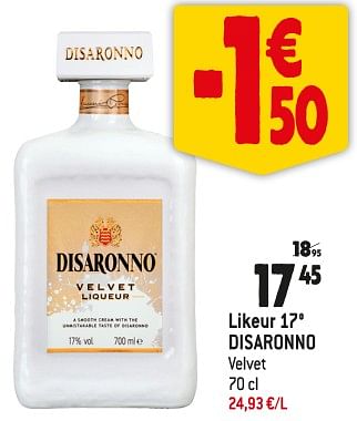 Promoties Likeur 17° disaronno - Disaronno - Geldig van 25/10/2023 tot 31/10/2023 bij Louis Delhaize