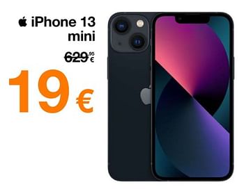 Promotions Apple iphone 13 mini - Apple - Valide de 23/10/2023 à 29/10/2023 chez Orange