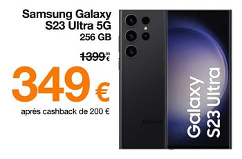Promotions Samsung galaxy s23 ultra 5g 256 gb - Samsung - Valide de 23/10/2023 à 29/10/2023 chez Orange