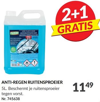 Promoties Anti-regen ruitensproeier - Forever - Geldig van 25/10/2023 tot 30/10/2023 bij Fun