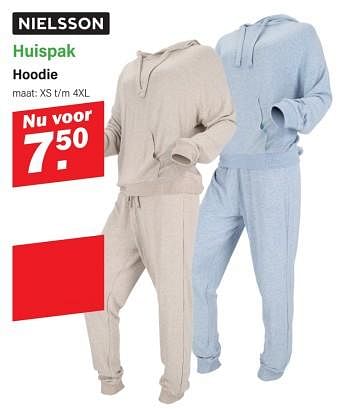 Promoties Huispak hoodie - Nielsson - Geldig van 09/10/2023 tot 29/10/2023 bij Van Cranenbroek