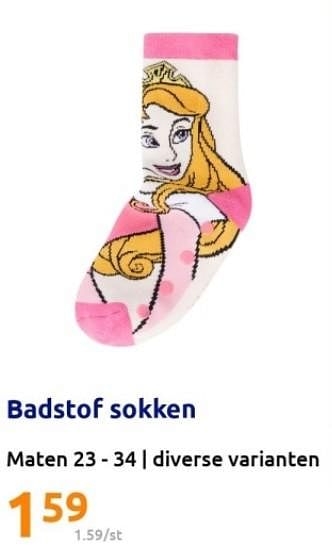 Promoties Badstof sokken - Huismerk - Action - Geldig van 25/10/2023 tot 31/10/2023 bij Action