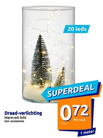 Promoties Draad-verlichting - Huismerk - Action - Geldig van 25/10/2023 tot 31/10/2023 bij Action