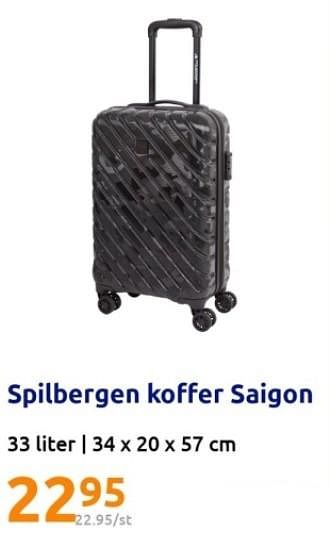 Promoties Spilbergen koffer saigon - Spilbergen - Geldig van 25/10/2023 tot 31/10/2023 bij Action