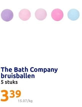 Promoties The bath company bruisballen - The Bath Company - Geldig van 25/10/2023 tot 31/10/2023 bij Action