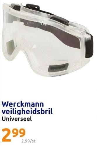Promoties Werckmann veiligheidsbril - Werckmann - Geldig van 25/10/2023 tot 31/10/2023 bij Action