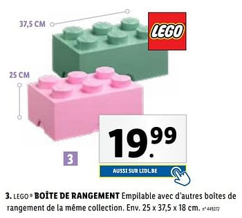 Promotions Boîte de rangement - Lego - Valide de 14/10/2023 à 25/12/2023 chez Lidl