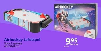 Promoties Airhockey tafelspel - Huismerk - Action - Geldig van 25/10/2023 tot 31/10/2023 bij Action