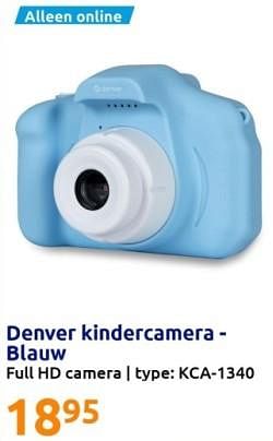 Promoties Denver kindercamera - blauw - Denver - Geldig van 25/10/2023 tot 31/10/2023 bij Action