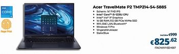 Promoties Acer travelmate p2 tmp214-54-5885 - Acer - Geldig van 01/10/2023 tot 31/10/2023 bij Compudeals
