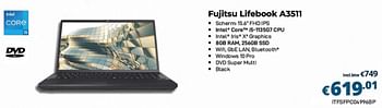 Promoties Fujitsu lifebook a3511 - Fujitsu Siemens - Geldig van 01/10/2023 tot 31/10/2023 bij Compudeals