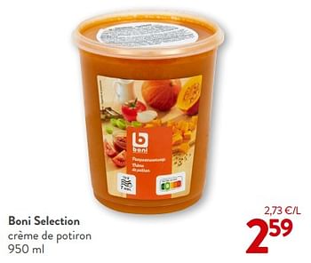 Promotions Boni selection crème de potiron - Boni - Valide de 18/10/2023 à 31/10/2023 chez OKay
