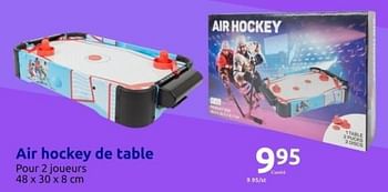 Promotions Air hockey de table - Produit Maison - Action - Valide de 25/10/2023 à 31/10/2023 chez Action