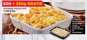 Promoties Macaroni van het huis - Huismerk - Renmans - Geldig van 27/10/2023 tot 02/11/2023 bij Renmans