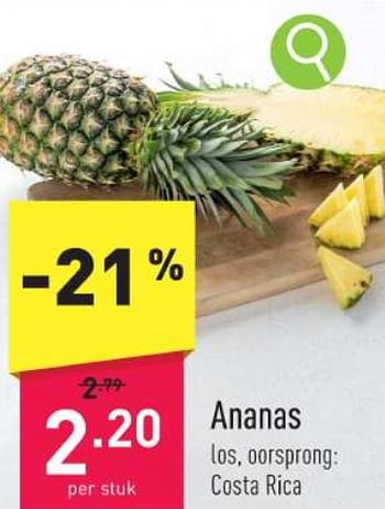 Promoties Ananas - Huismerk - Aldi - Geldig van 30/10/2023 tot 04/11/2023 bij Aldi