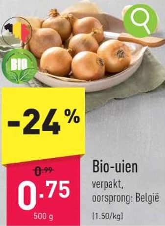 Promoties Bio-uien - Huismerk - Aldi - Geldig van 30/10/2023 tot 04/11/2023 bij Aldi