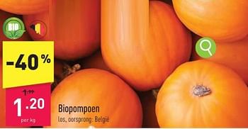 Promoties Biopompoen - Huismerk - Aldi - Geldig van 30/10/2023 tot 04/11/2023 bij Aldi