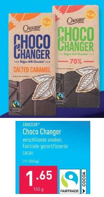 Promoties Choco changer - Choceur - Geldig van 30/10/2023 tot 10/11/2023 bij Aldi
